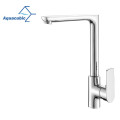 Aquacúbico High Arc Double Many Cartucho de cerámica Gradeta de cocina cuadrada